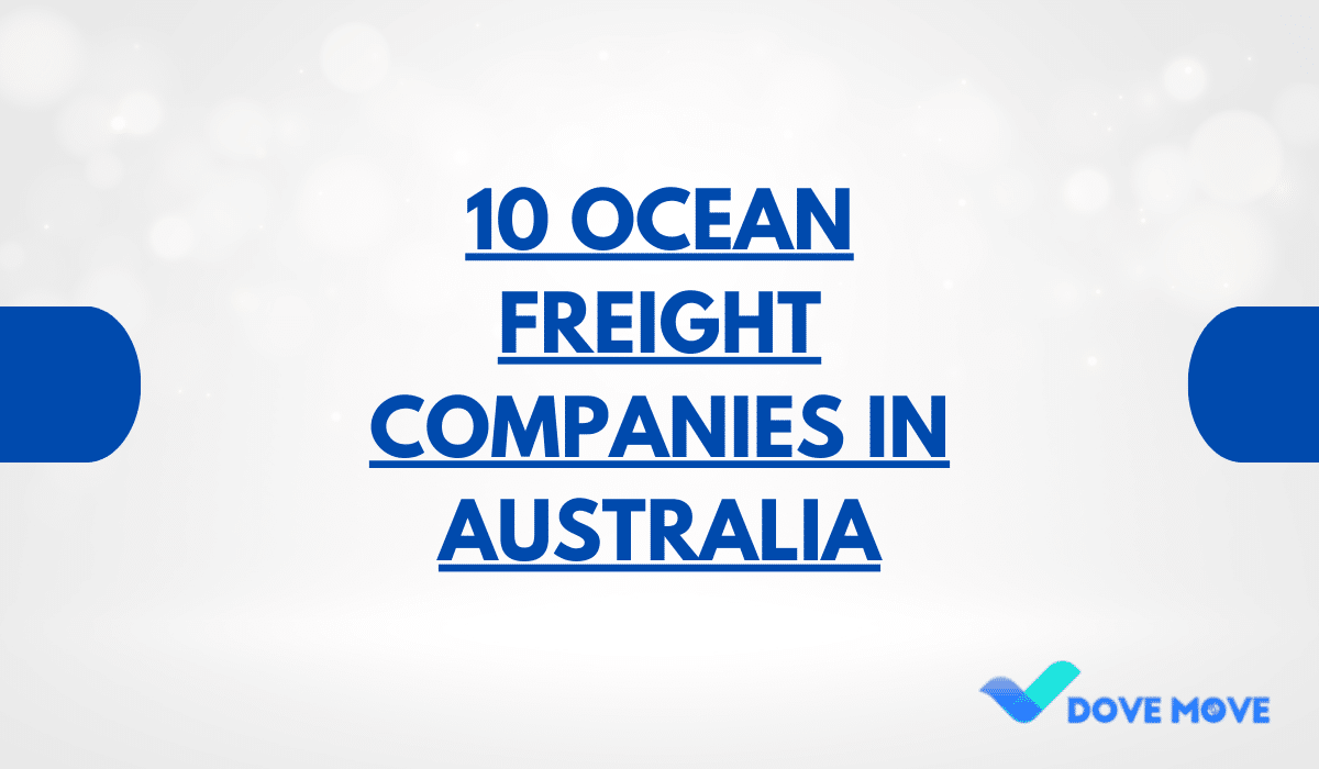 10 Ocean Freight Companies in Australia