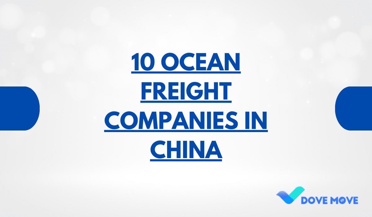 10 Ocean Freight Companies in China