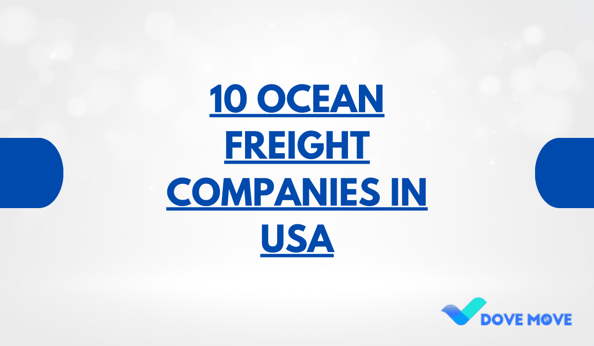 10 Ocean Freight Companies in USA