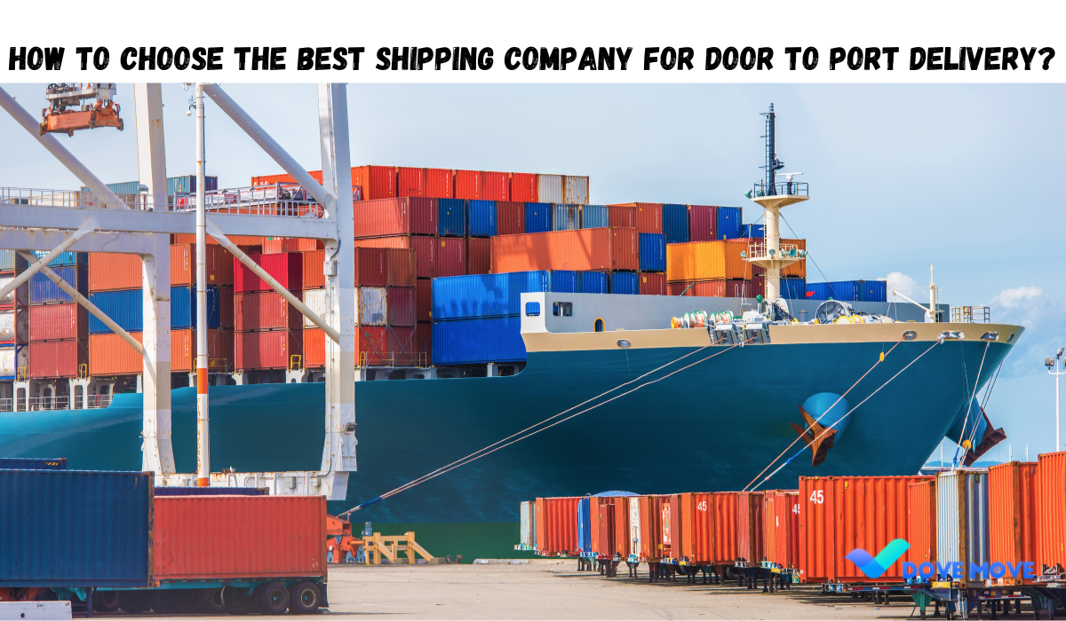 How to Choose the Best Shipping Company for Door To Port Delivery?