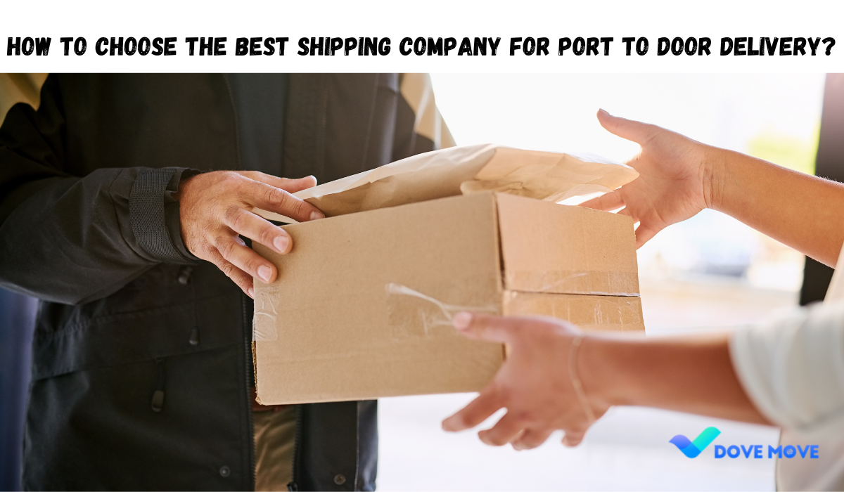 How to Choose the Best Shipping Company for Port To Door Delivery?