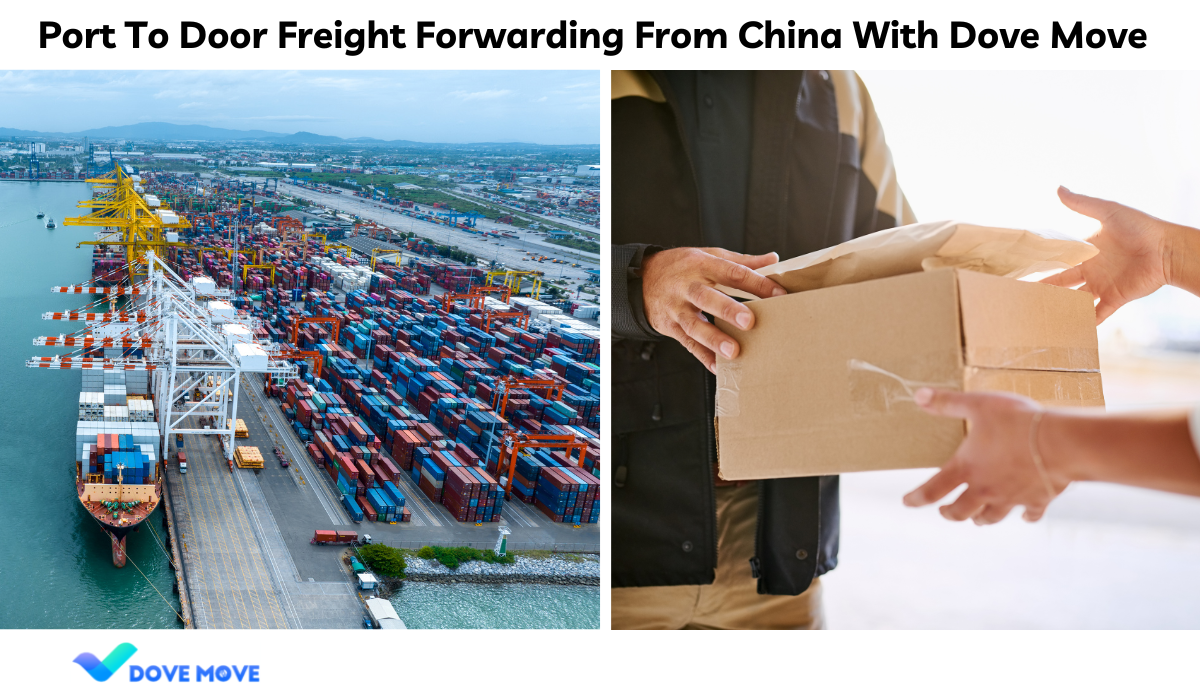 Port To Door Freight Forwarding From China With Dove Move