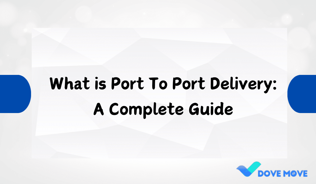 What is Port To Port Delivery: A Complete Guide