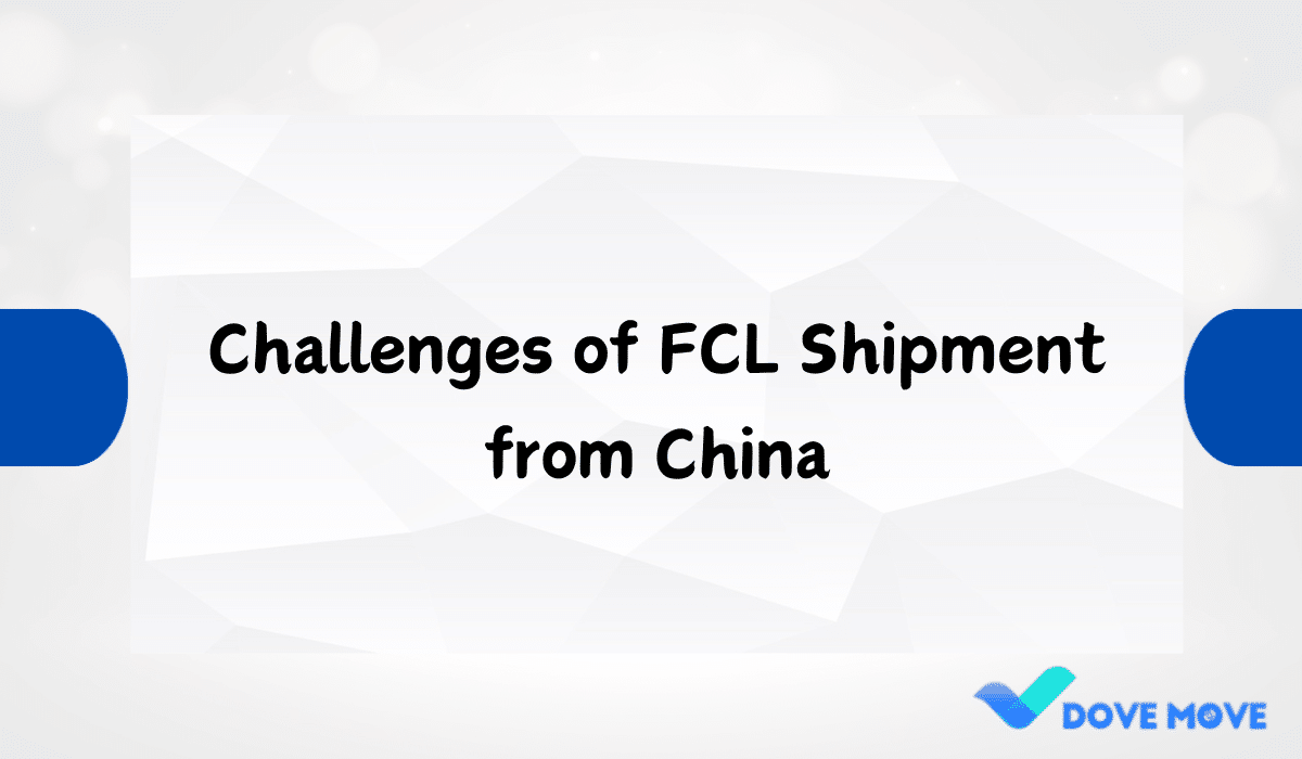 Challenges of FCL Shipment from China