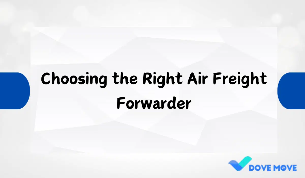 Choosing the Right Air Freight Forwarder