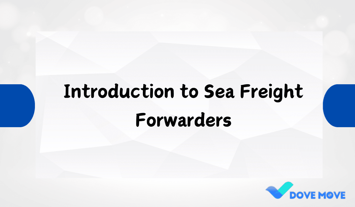 Introduction to Sea Freight Forwarders