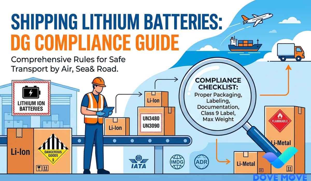Shipping Lithium Batteries DG Compliance Guide